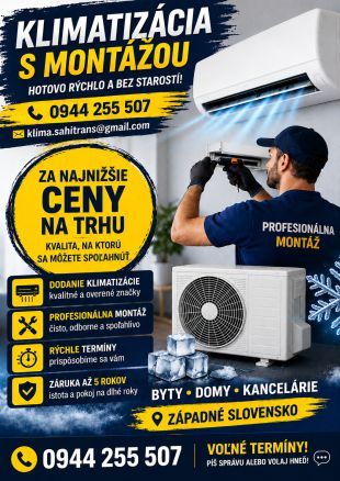 Klimatizácia s montážou