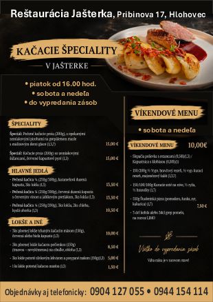 Kačacie špeciality
