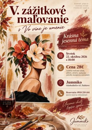 Vo víne je umenie 5 - zážitkové maľovanie