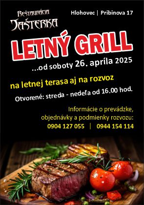 Otvárame LETNÝ GRIL