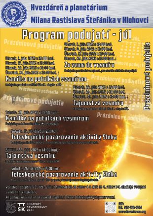 Prázdninové podujatia - JÚL
