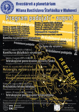 Prázdninové podujatia - AUGUST
