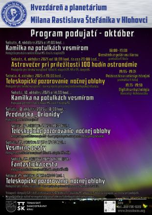 Podujatia v októbri