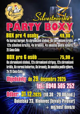 Silvestrovské PÁRTY BOXY