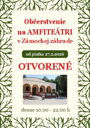 Amfiteáter: OTVÁRAME BUFET